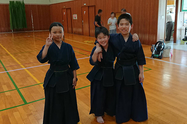 子供たちの級審査